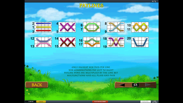 Бонусная игра Plenty O'Fortune 7